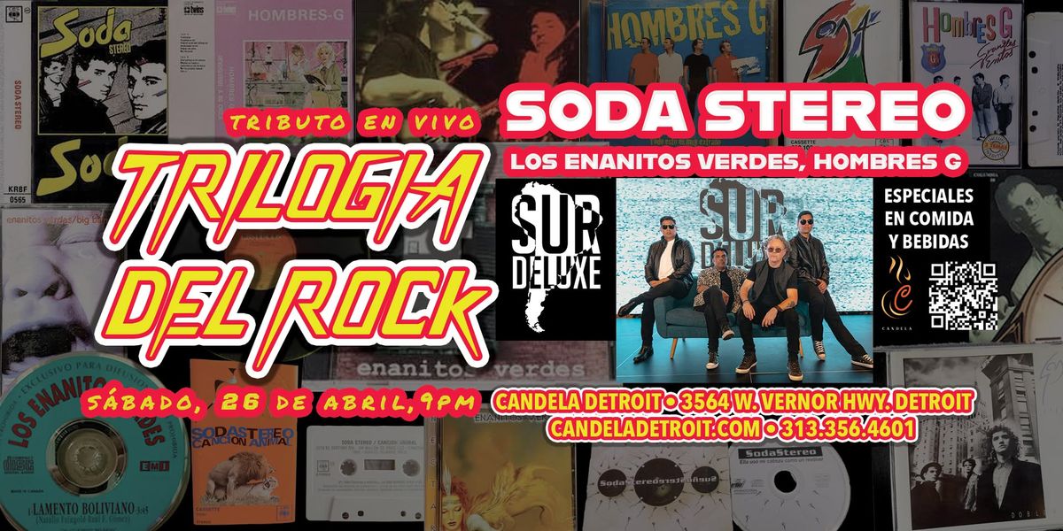 Trilog\u00eda del Rock - Tributo a Soda Estereo, Los Enanitos Verdes y Hombres G