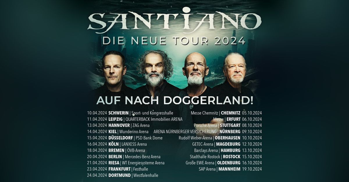 Santiano - Auf nach Doggerland! - Die neue Tour 2024 | N\u00fcrnberg