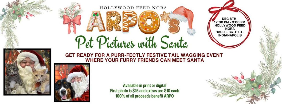 ARPO's Pet Pictures with Santa ~ Hollywood Feed Nora