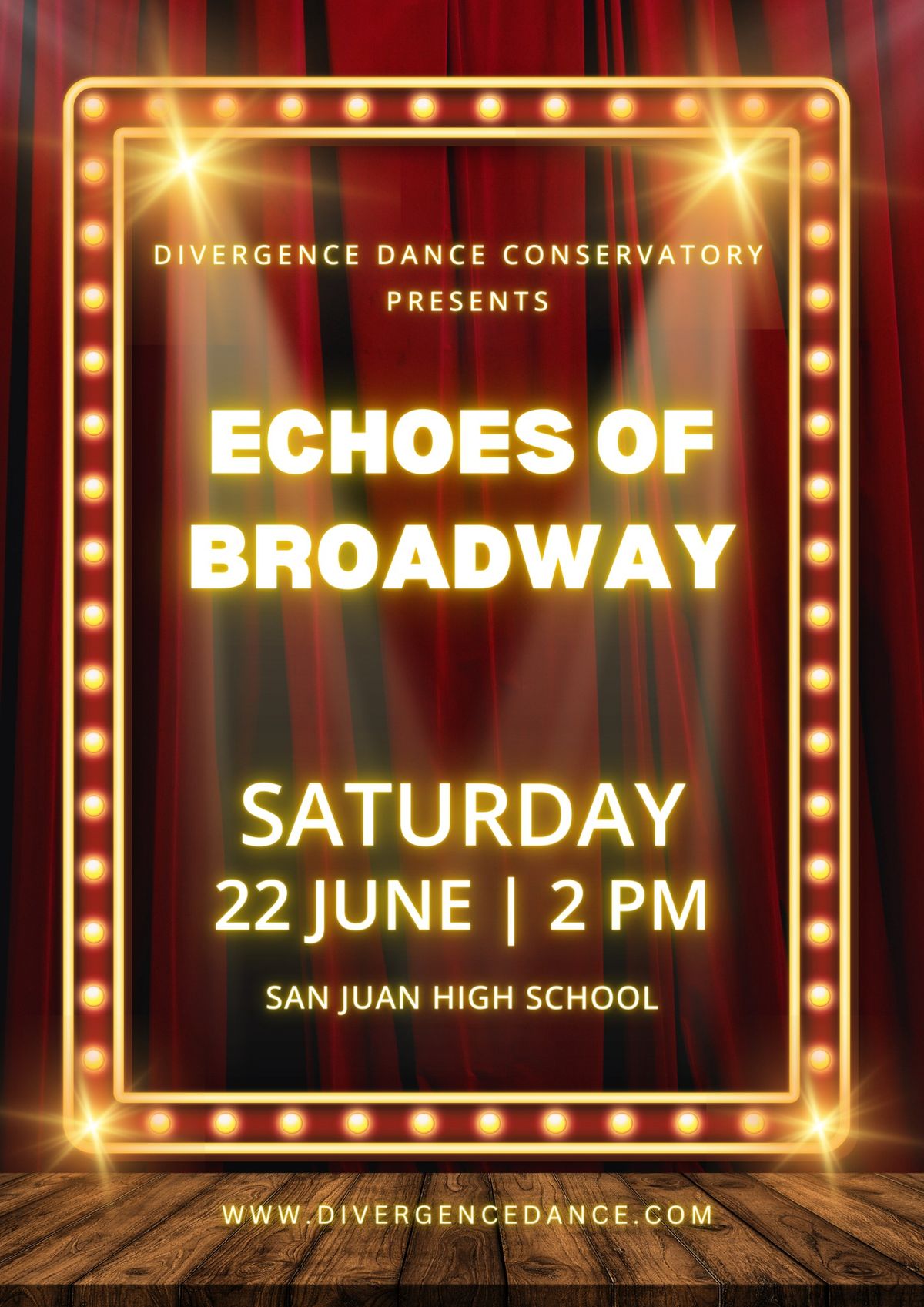 Divergence Dance Conservatory Presents: Echoes of Broadway