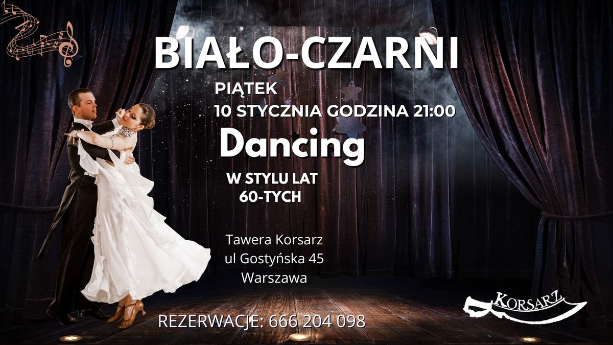 Noworoczny Dancing w stylu lat 60-tych w Tawernie Korsarz Warszawa