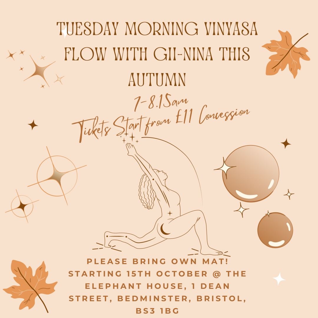 Morning Vinyasa Flow(BRING OWN MAT): The Elephant House, Bedminster