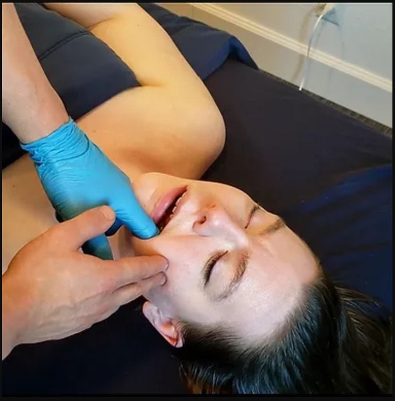 Medical Massage For Intra-Oral And The Anterior Neck