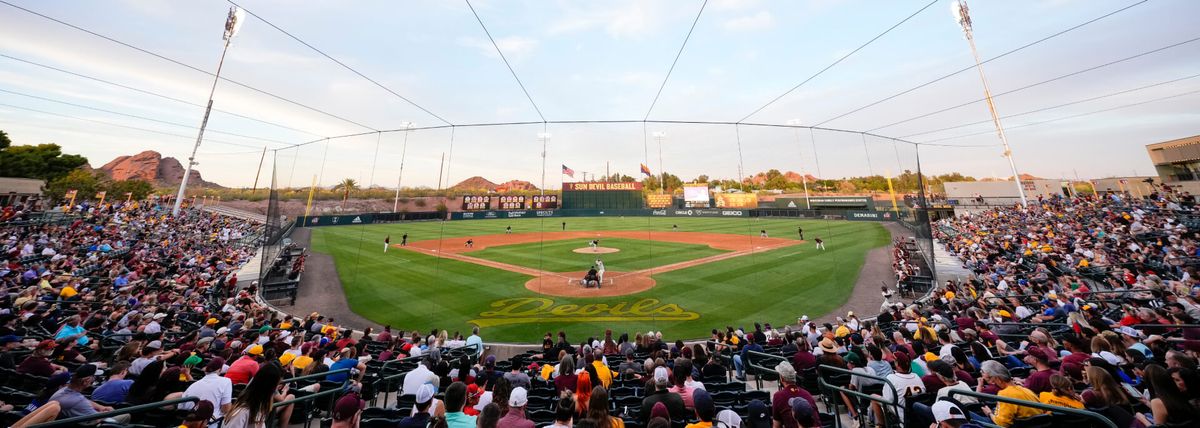 Oral Roberts Golden Eagles at Arizona State Sun Devils Baseball at Phoenix Municipal Stadium