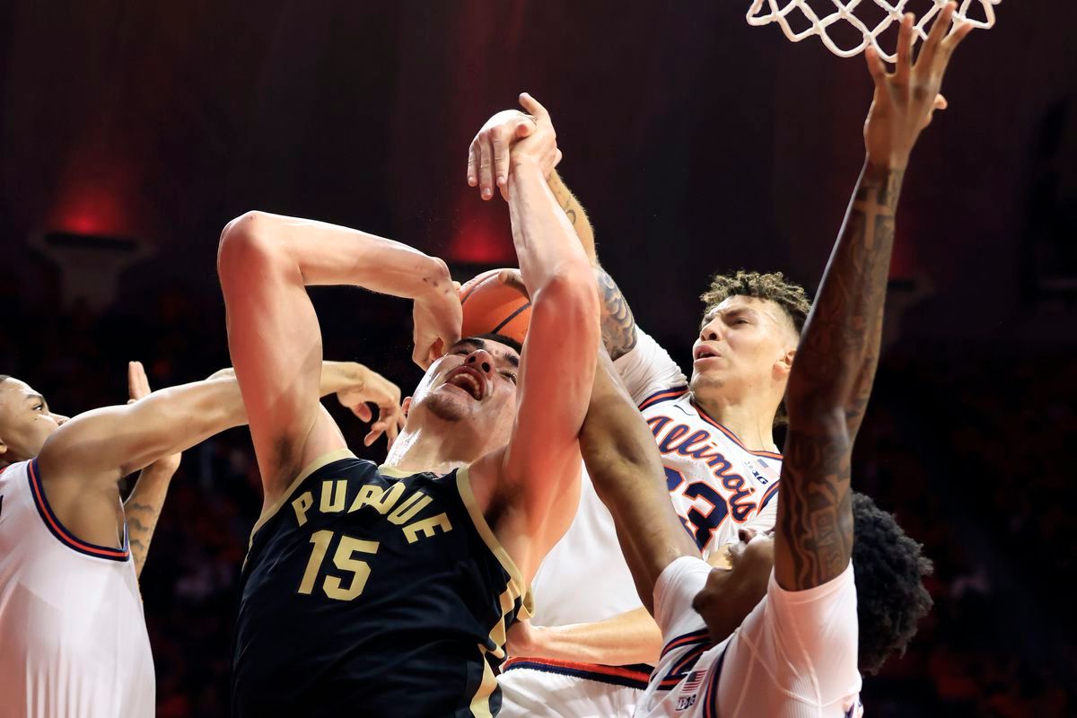 Purdue Boilermakers at Illinois Fighting Illini Mens Basketball