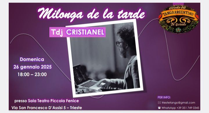 Milonga de la tarde - NEW ENTRY tdj Cristianel 