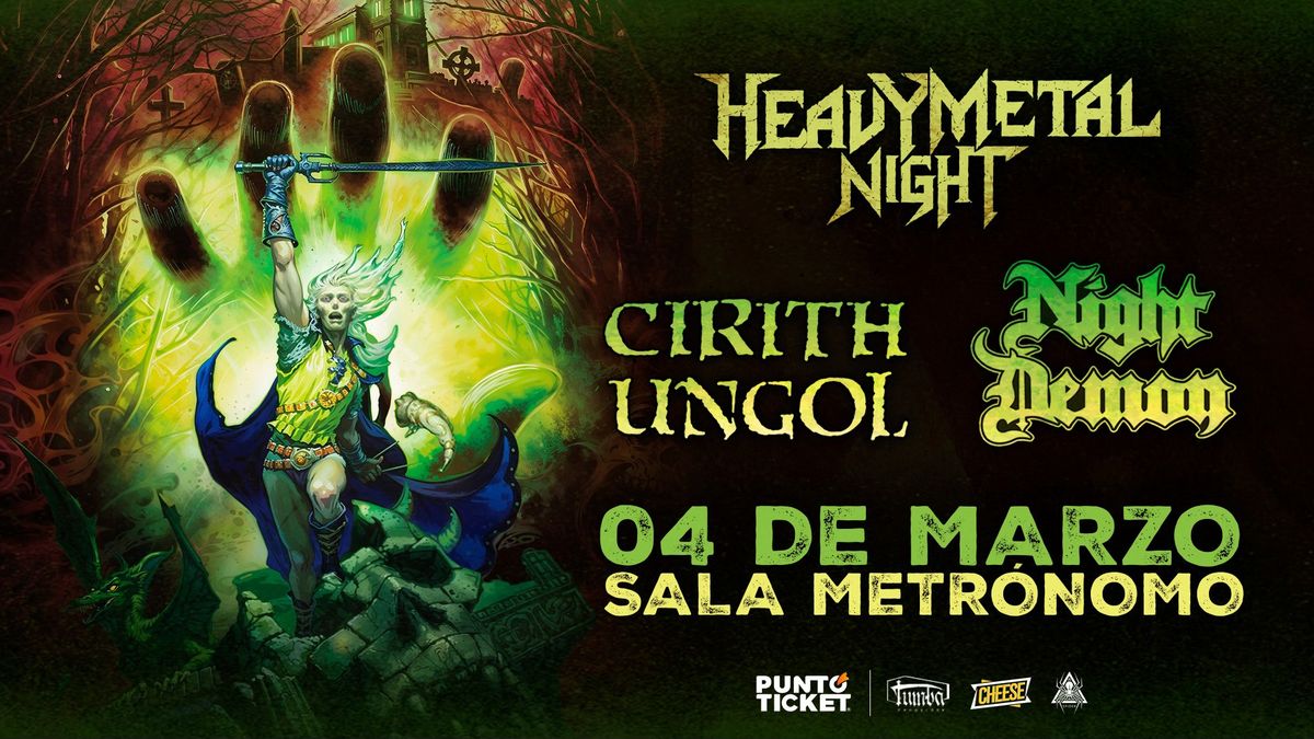 CIRITH UNGOL y NIGHT DEMON por primera vez en Chile