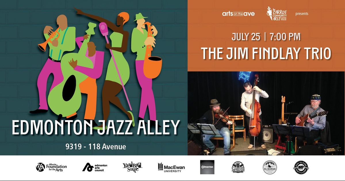 Edmonton Jazz Alley - The Jim Findlay Trio