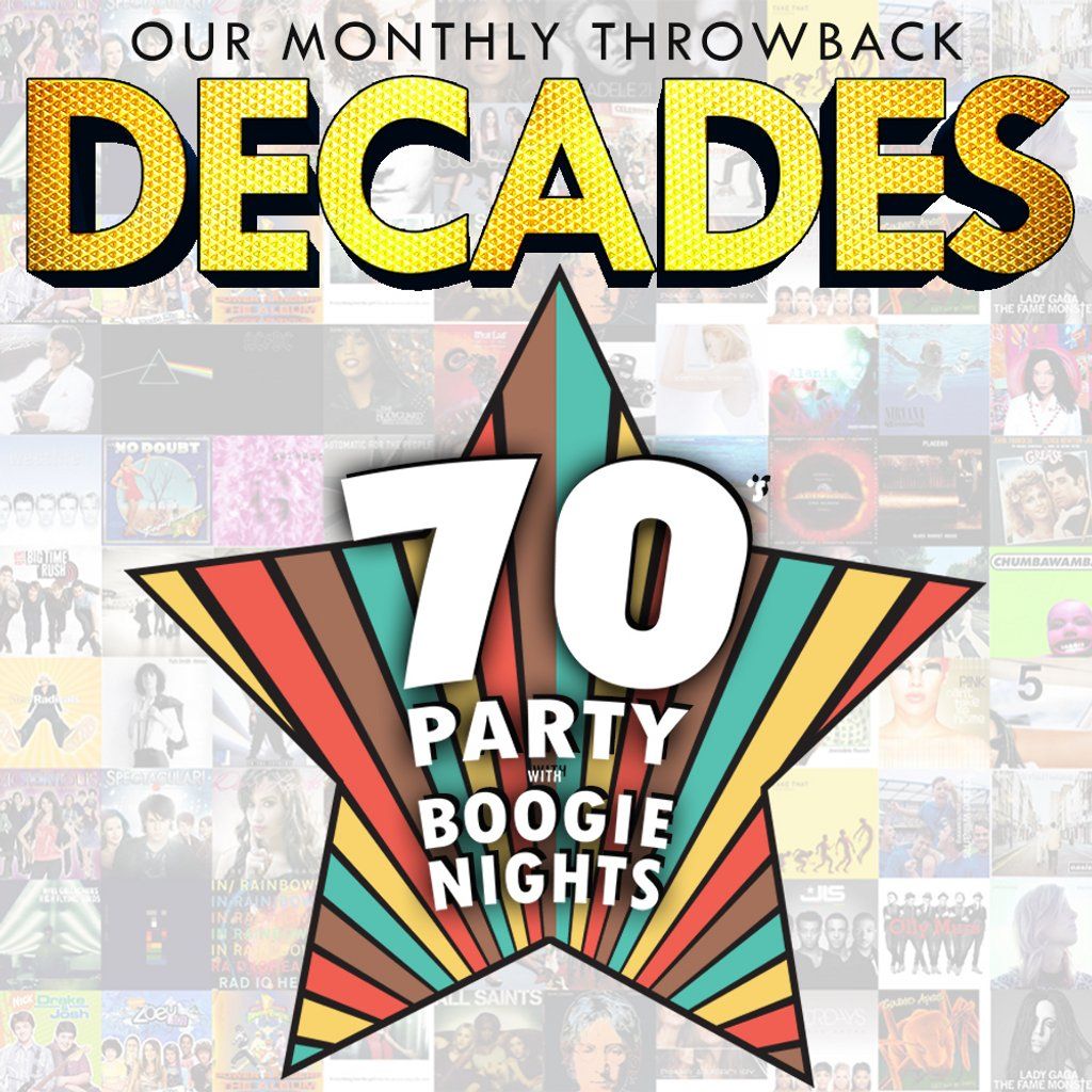 DECADES - 70's Party with Boogie Nights