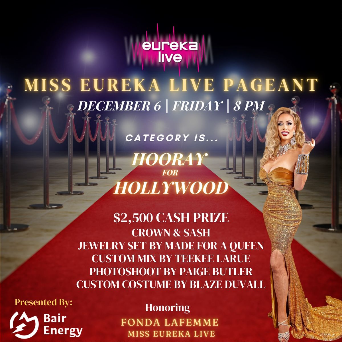 Miss Eureka Live Pageant 2024 