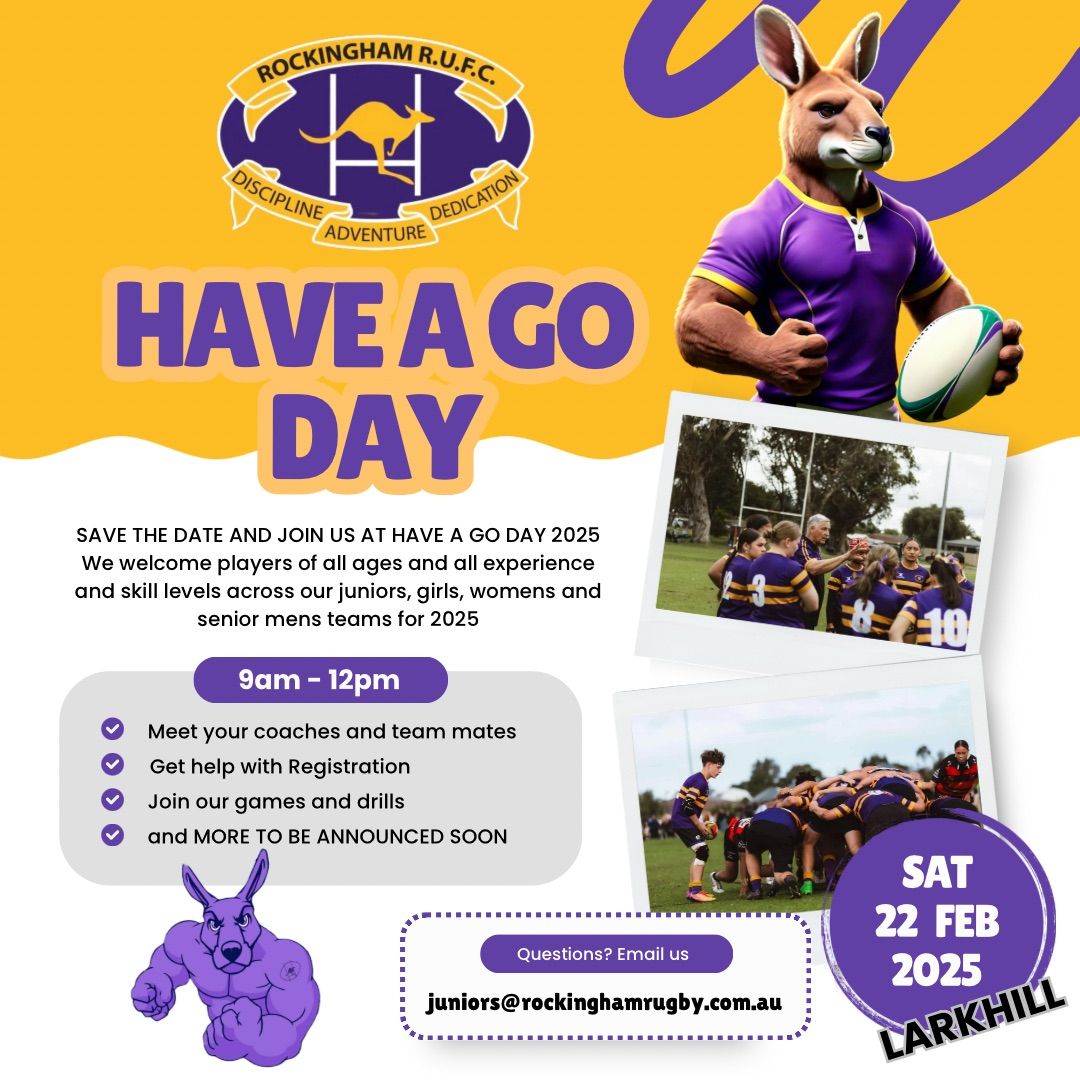 Rockingham Rugby Have a Go Day 2025