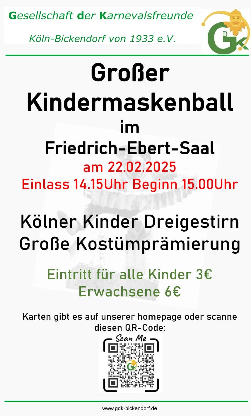 Gro\u00dfer Kindermaskenball