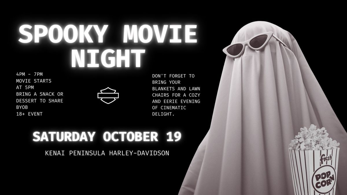 Spooky Movie Night at Kenai Peninsula Harley