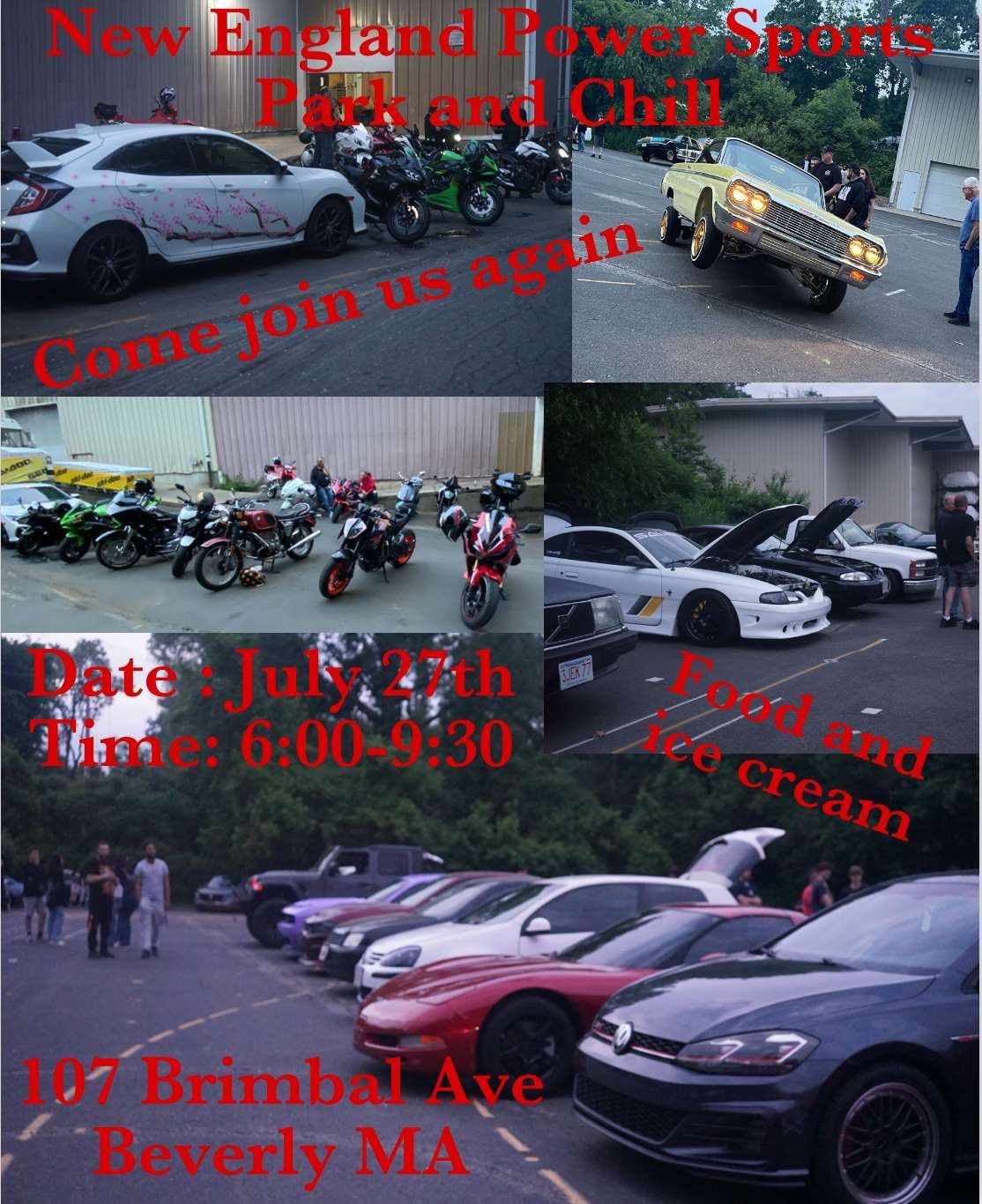Motorcycle and Car Meet