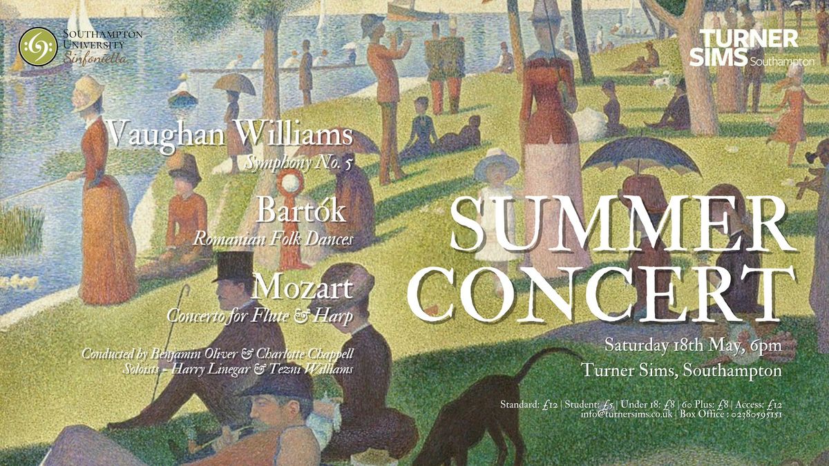 Southampton University Sinfonietta's Summer Concert