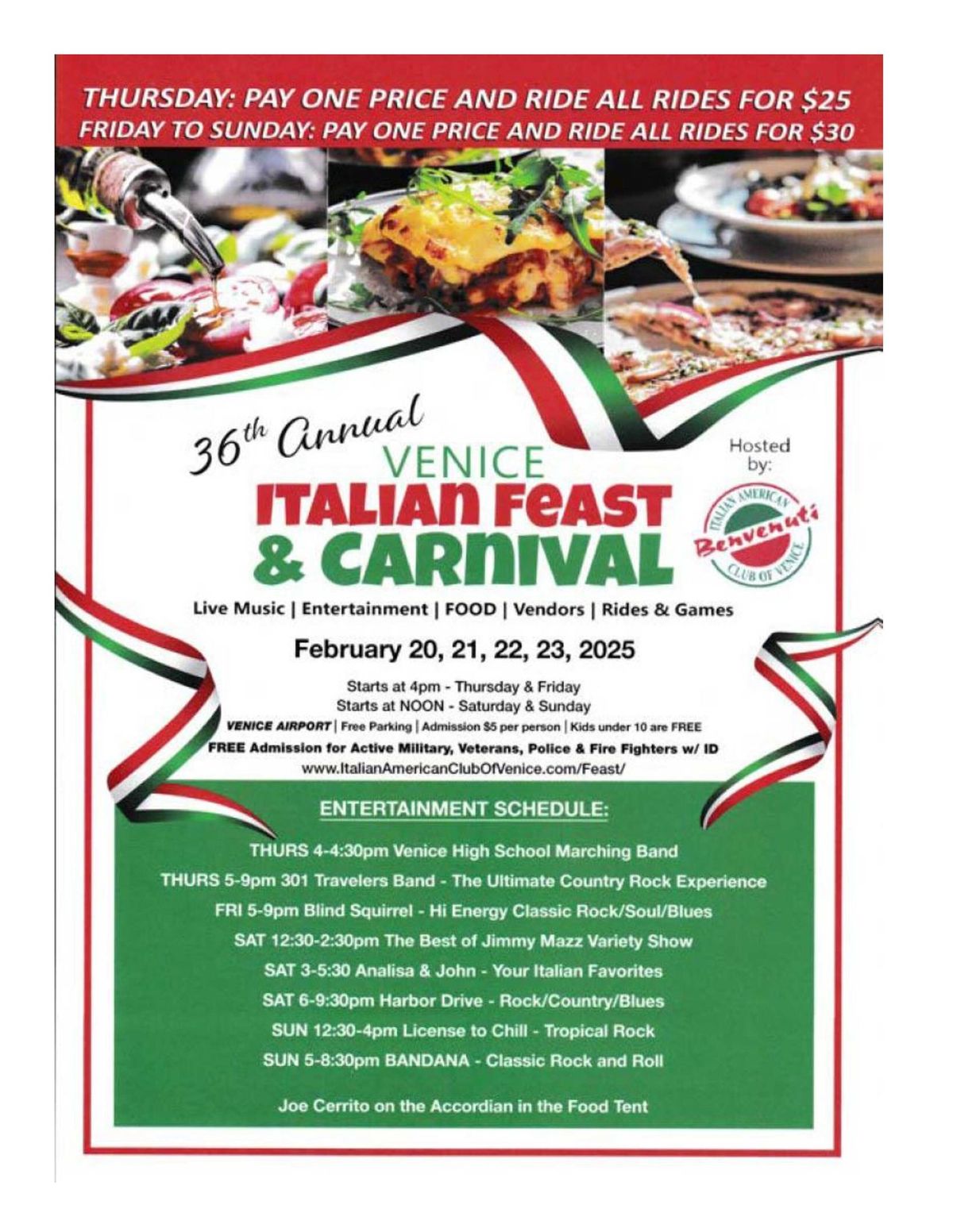 36th Annual Venice Italian Feast & Carnival