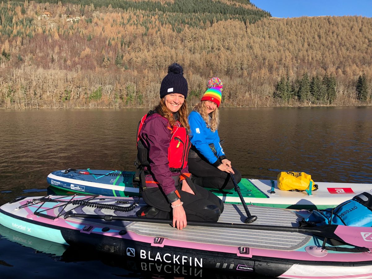 Tranquil Paddle and Beach Sunset Experience at Loch Tay