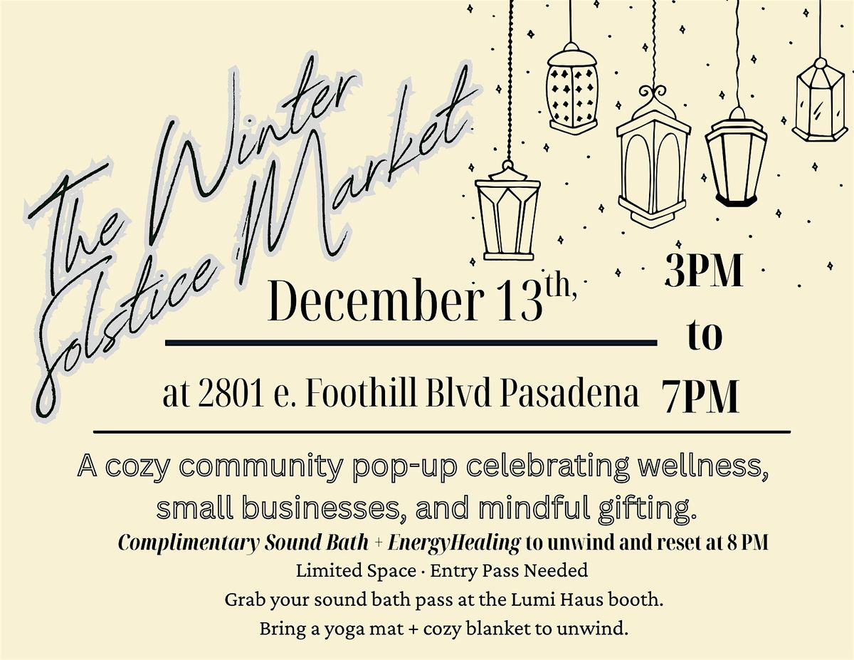 The Winter Solstice Market