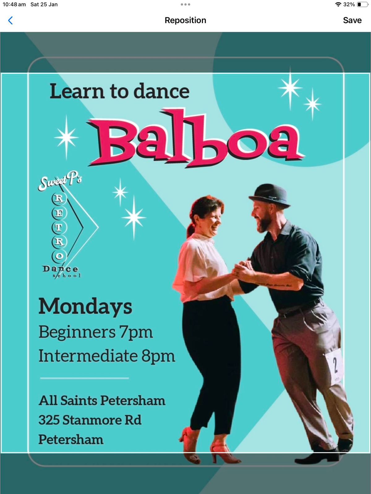 Beginner Balboa classes starting!!!!!