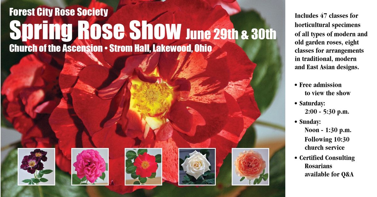 Forest City Rose Society ?Rose? Show