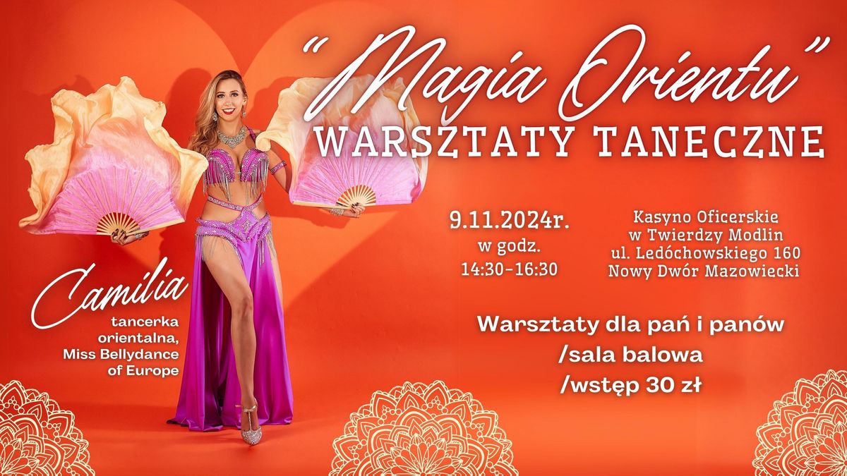 BIESIADA ROZ\u015aPIEWANYCH NAROD\u00d3W: warsztaty taneczne "Magia Orientu"