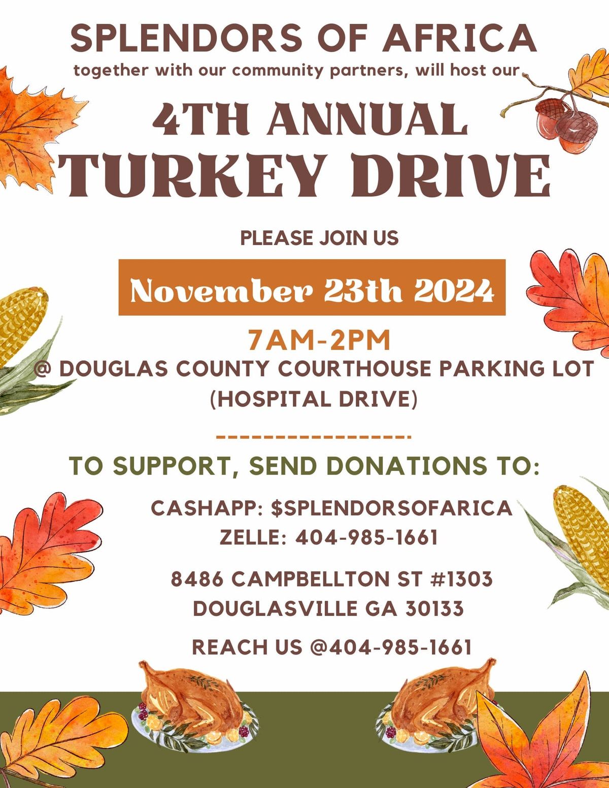 Annual Turkey Giveaway