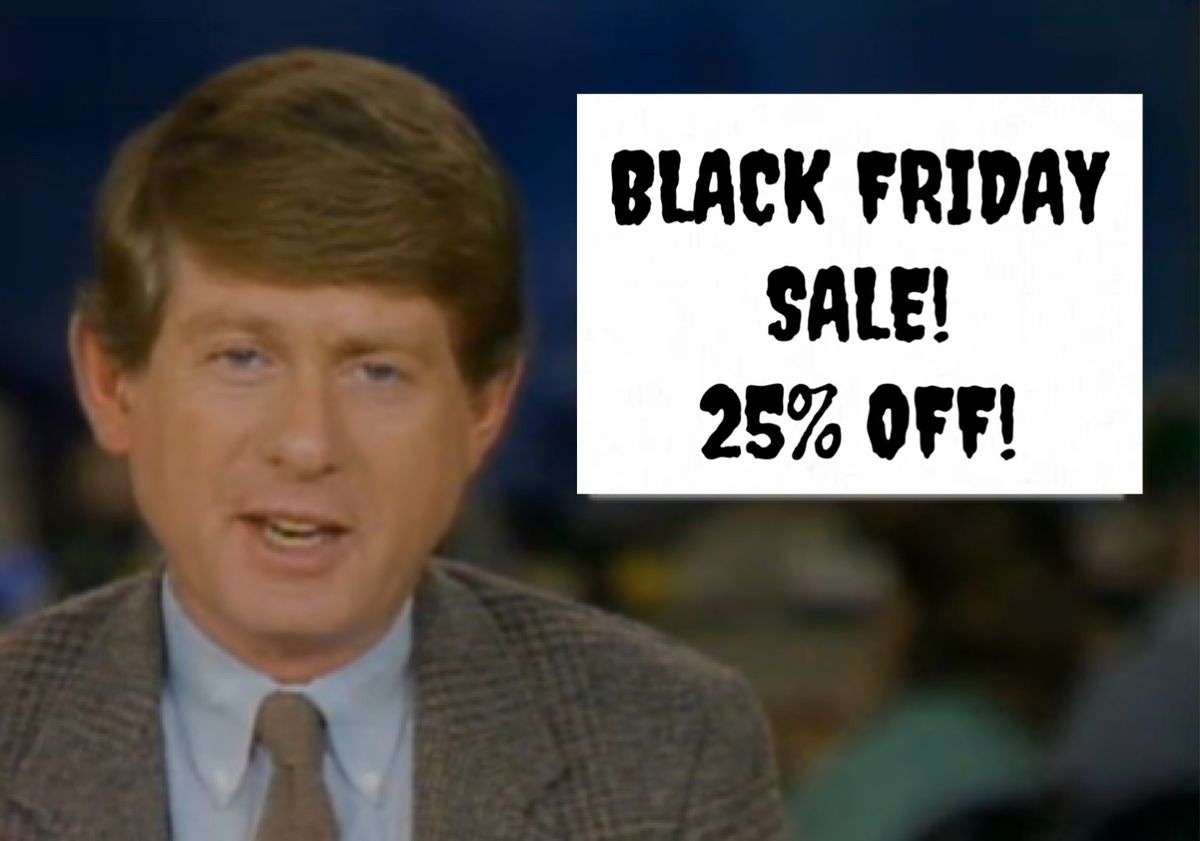 Black Friday sale! 25% off!