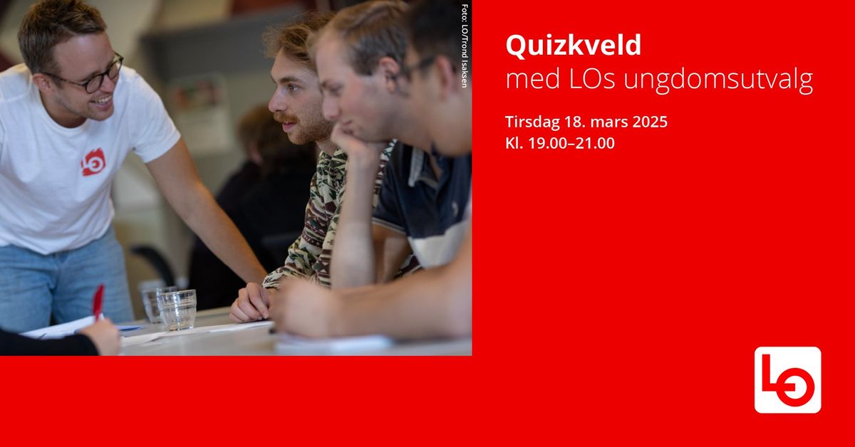 Quizkveld med ungdomsutvalget!