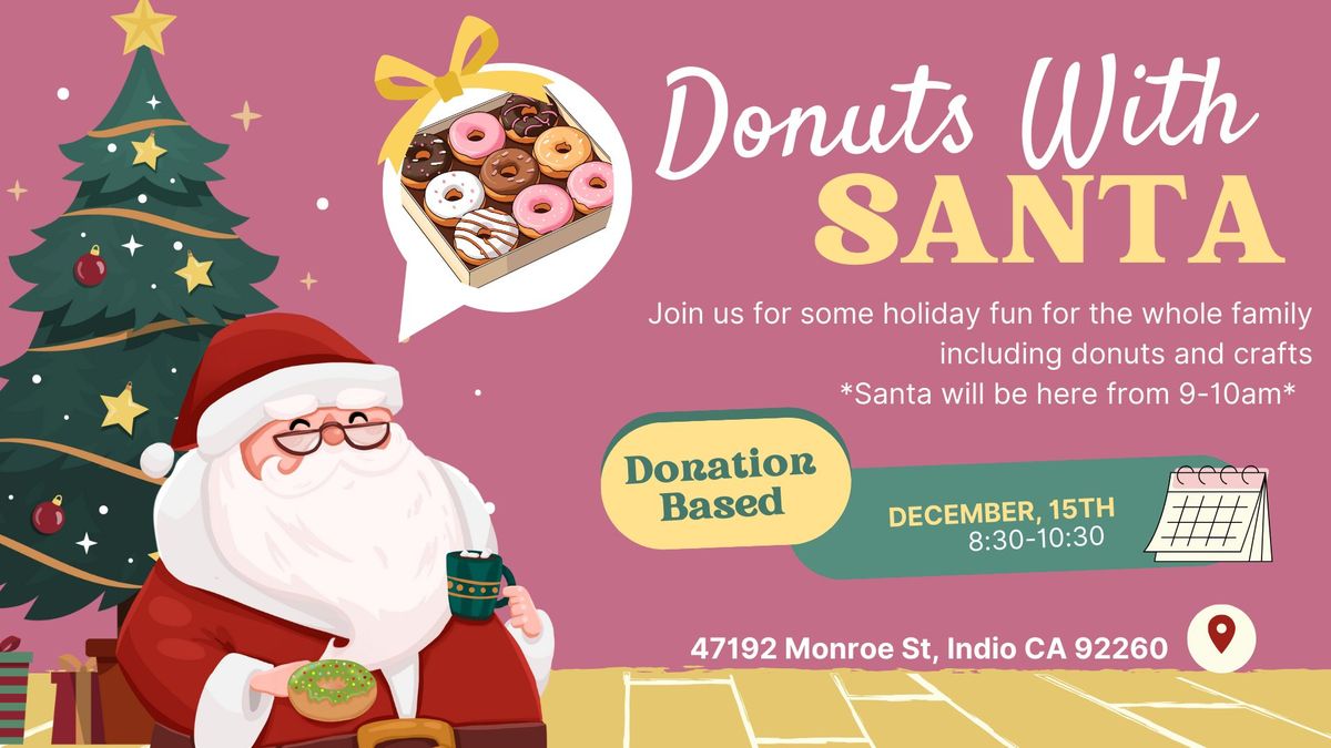 Donuts with SANTA! 