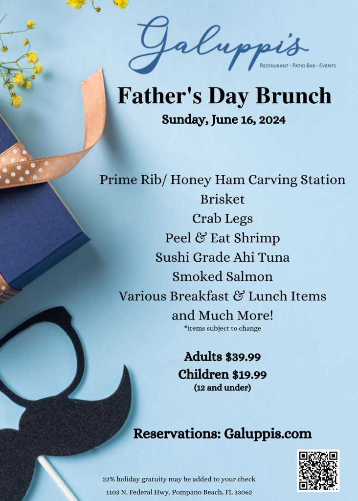 Father's Day Brunch at Galuppi's