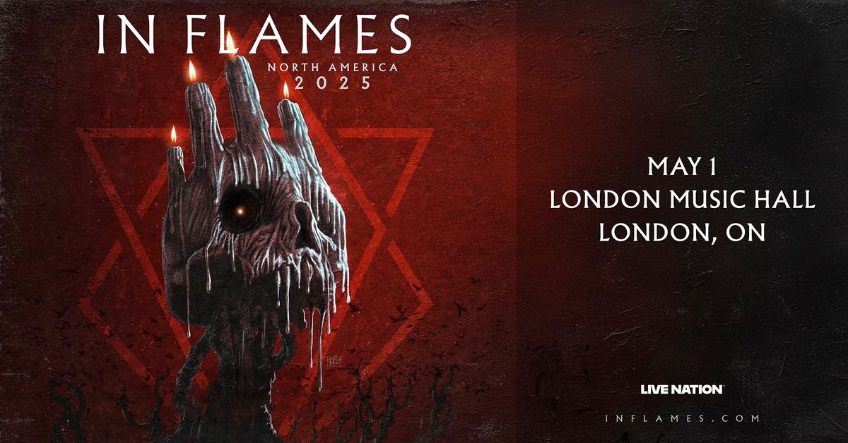 IN FLAMES - May 1st @ London Music Hall