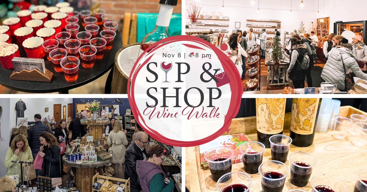 Downtown De Pere Sip & Shop Wine Walk