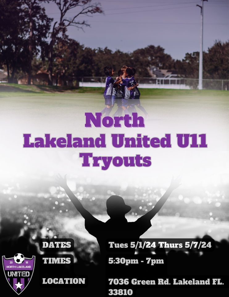 North Lakeland United Tryouts U11B
