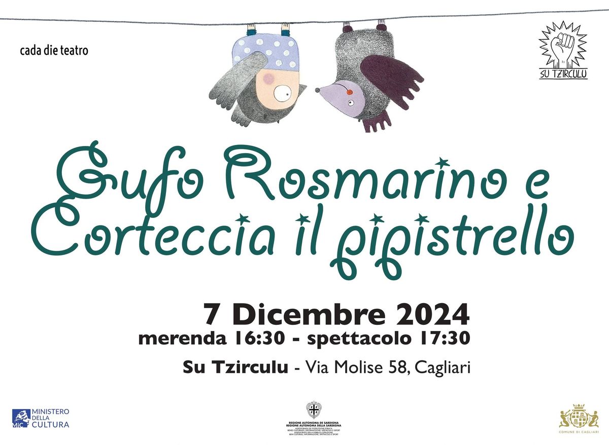 Teatro Ragazzi - Gufo Rosmarino e Corteccia il Pipistrello