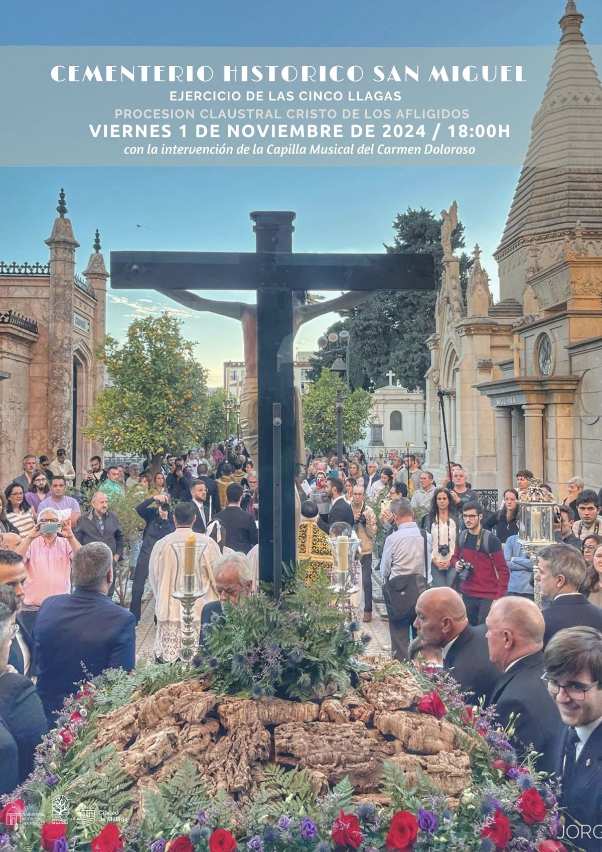 EJERCICIO DE LAS CINCO LLAGAS - PROCESION CLAUSTRAL CRISTO DE LOS AFLIGIDOS