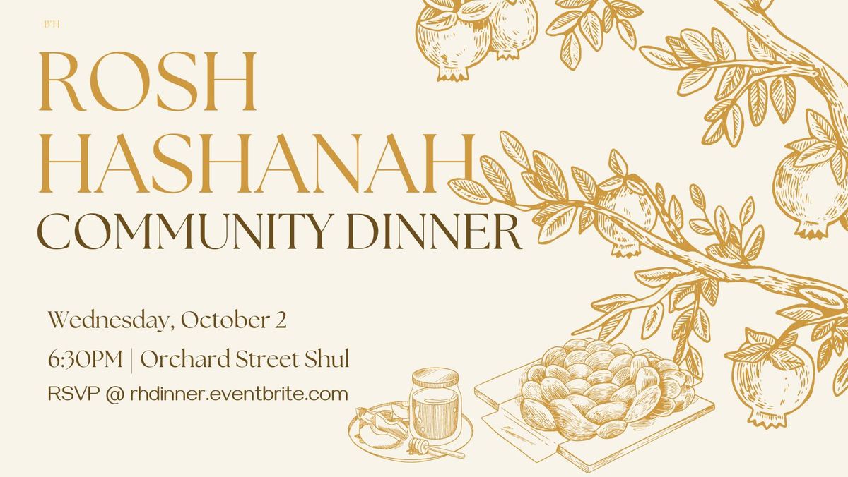 Rosh Hashana Community Dinner