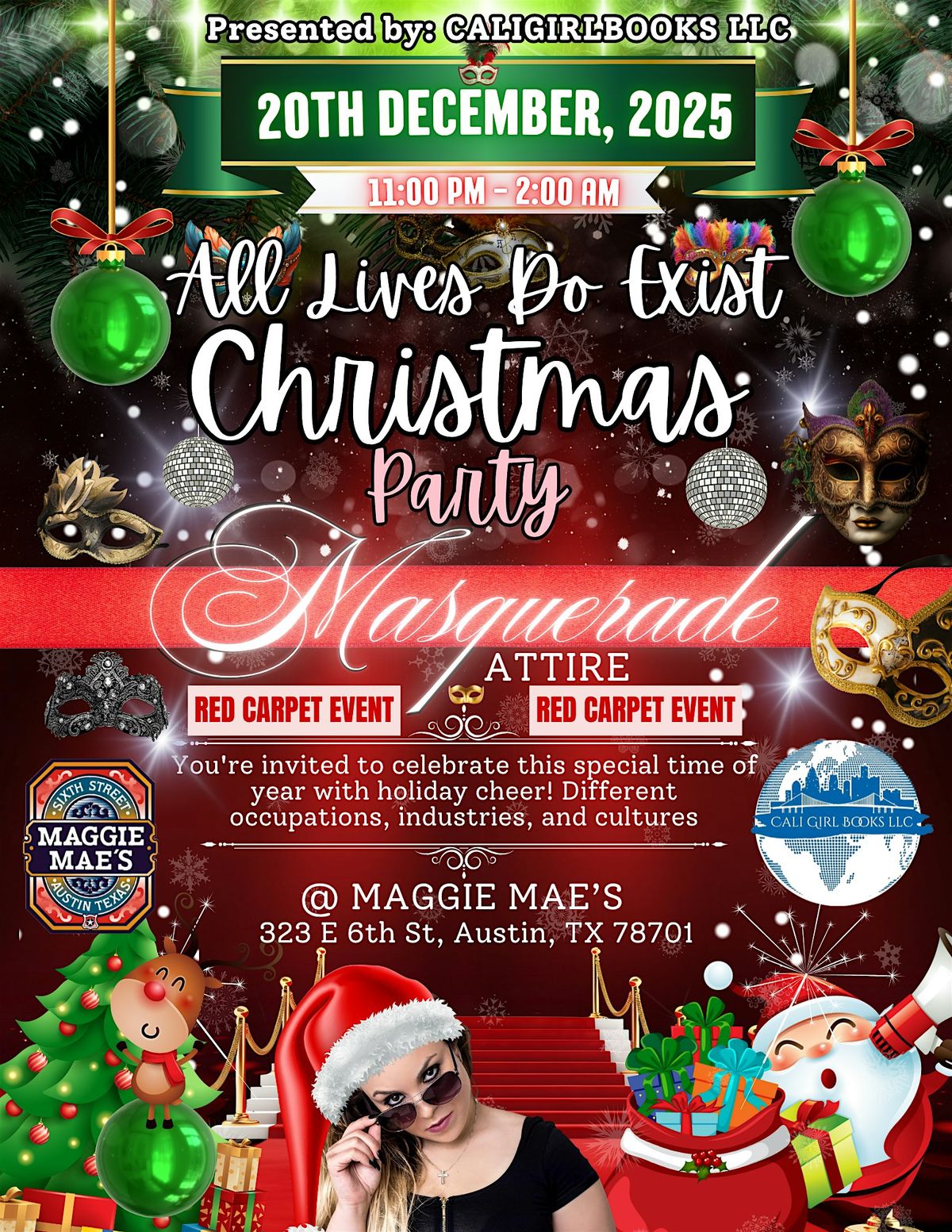 ALL LIVES DO EXIST Christmas Party Masquerade