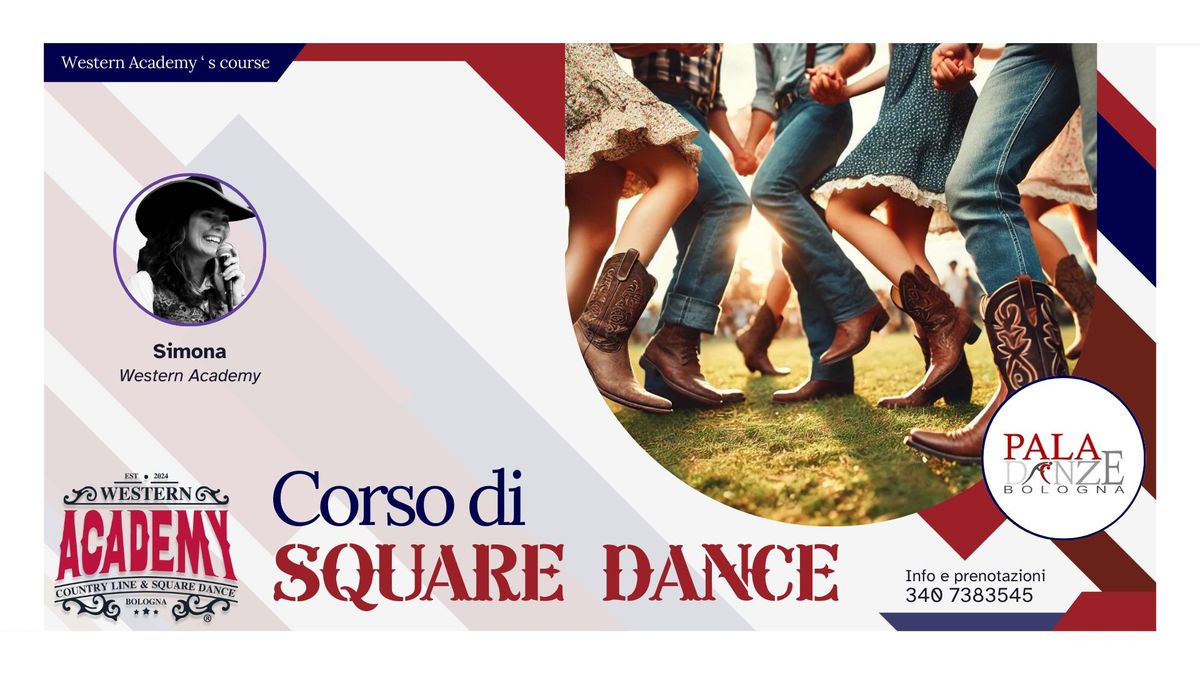 Corso country di Square Dance - Modulo 1 al PalaDanze (Bo)