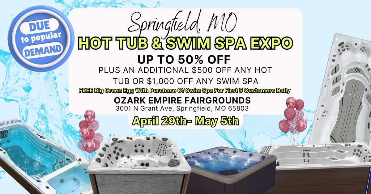 Hot Tub & Swim Spa Liquidation Sale-EXTENDED