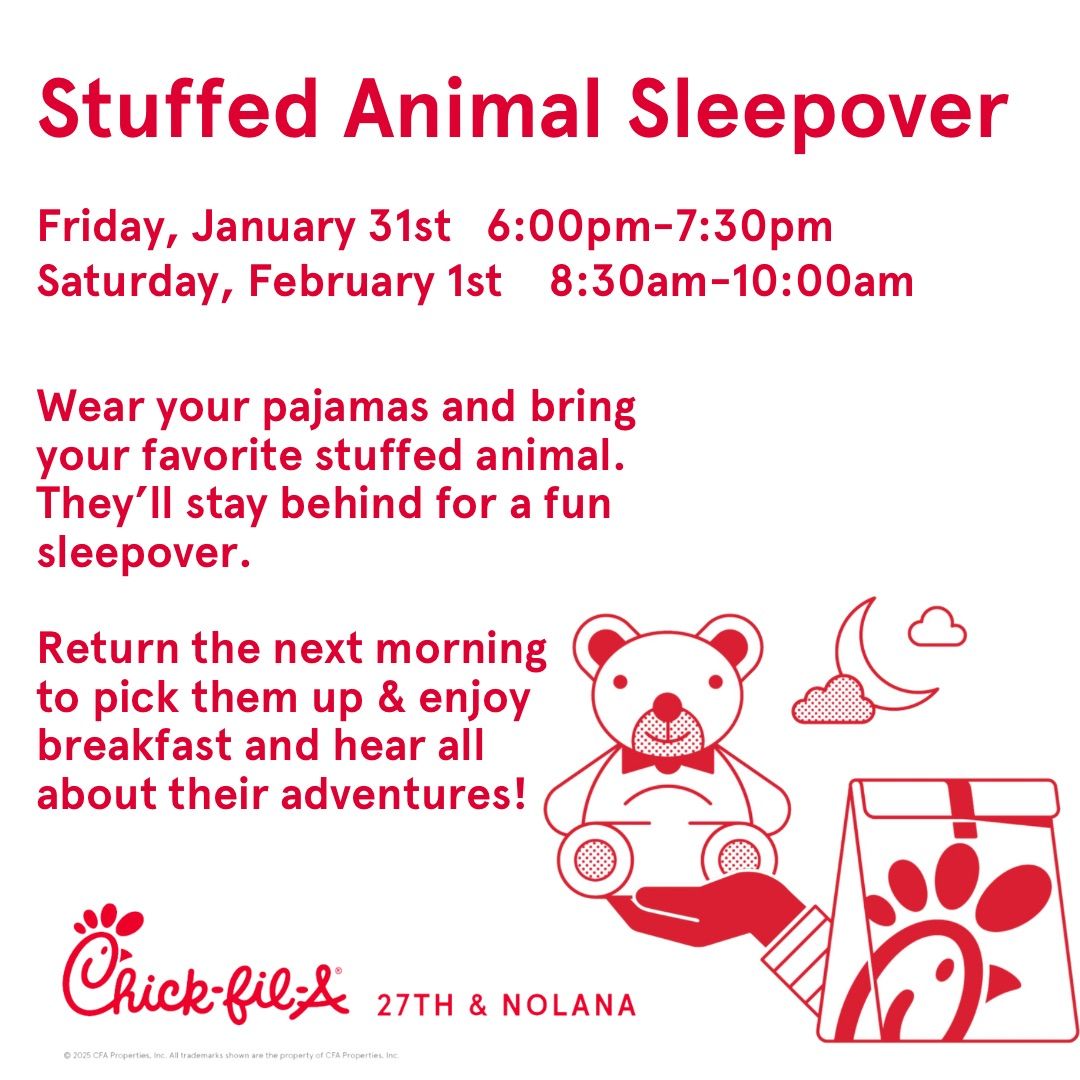 Stuffed Animal Sleepover