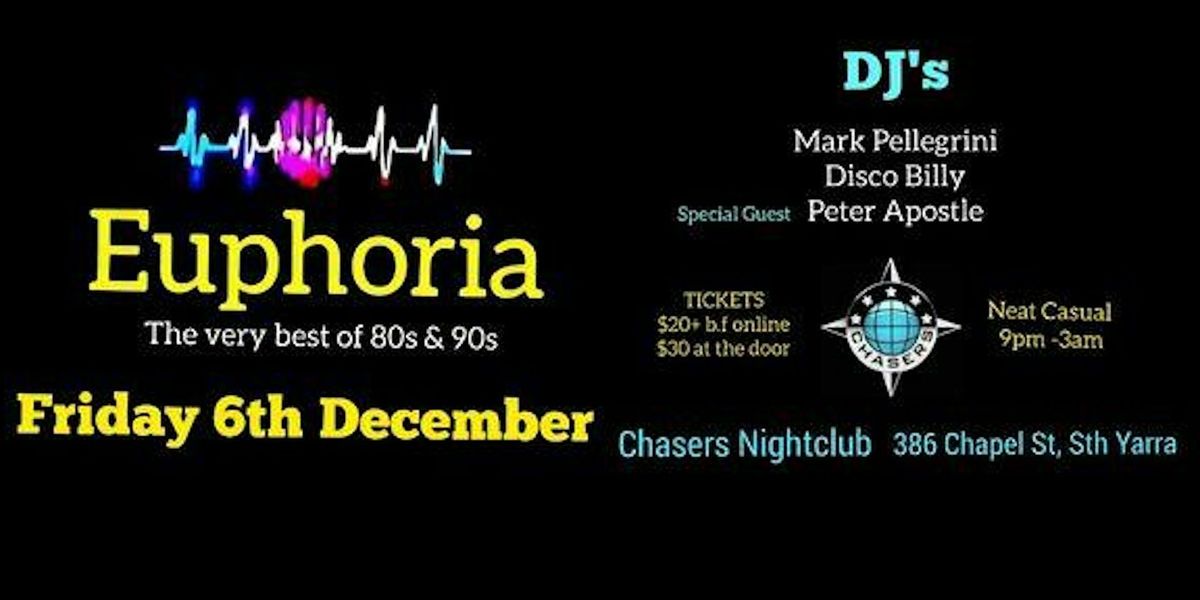 EUPHORIA Friday 6th DECEMBER 2024