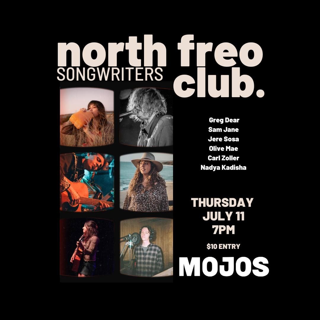 North Freo Songwriters Club - Thursday July 11th 