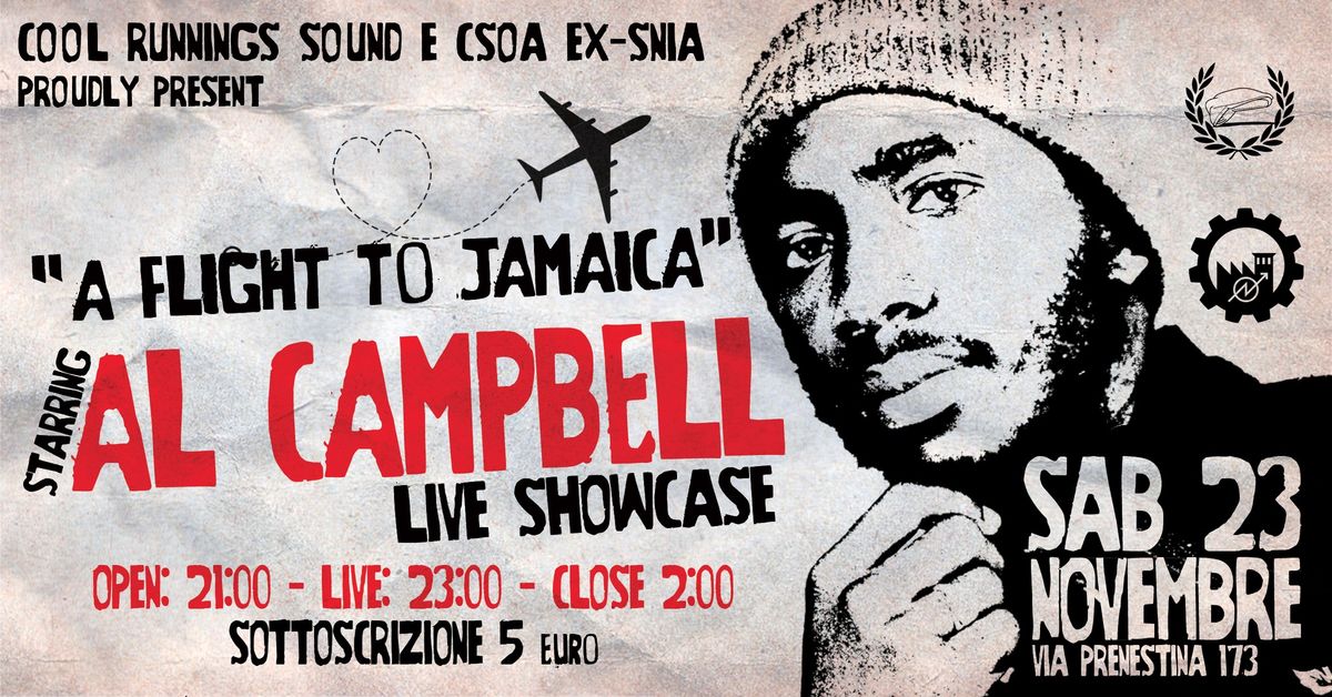 AL CAMPBELL (JA) Live Showcase - A Flight to Jamaica \ud83c\uddef\ud83c\uddf2\ud83c\udfb6