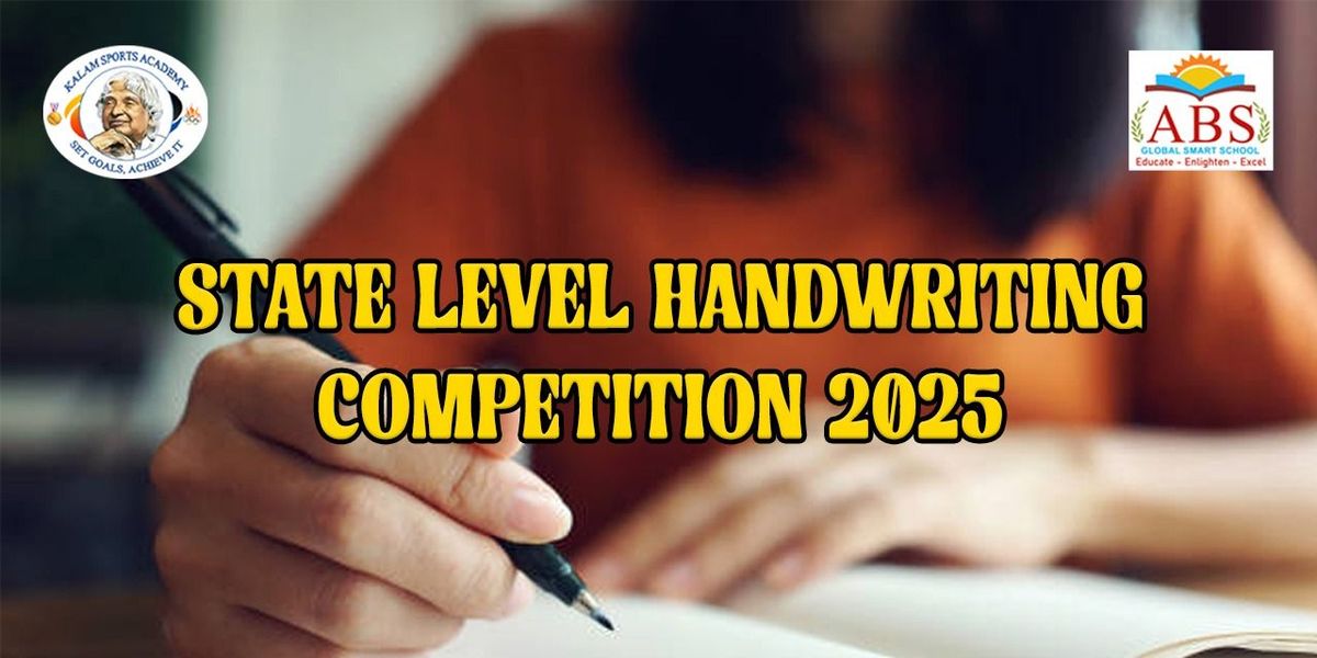 State Level Hand Writing Competition Oct 2025