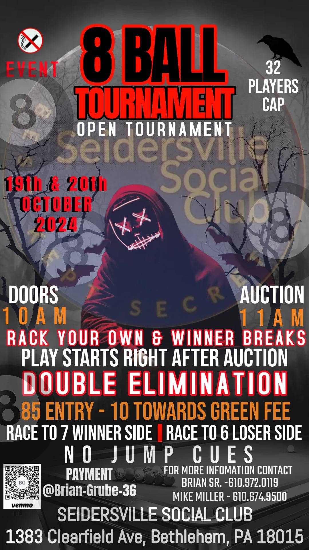 Open 8 Ball Tournament 