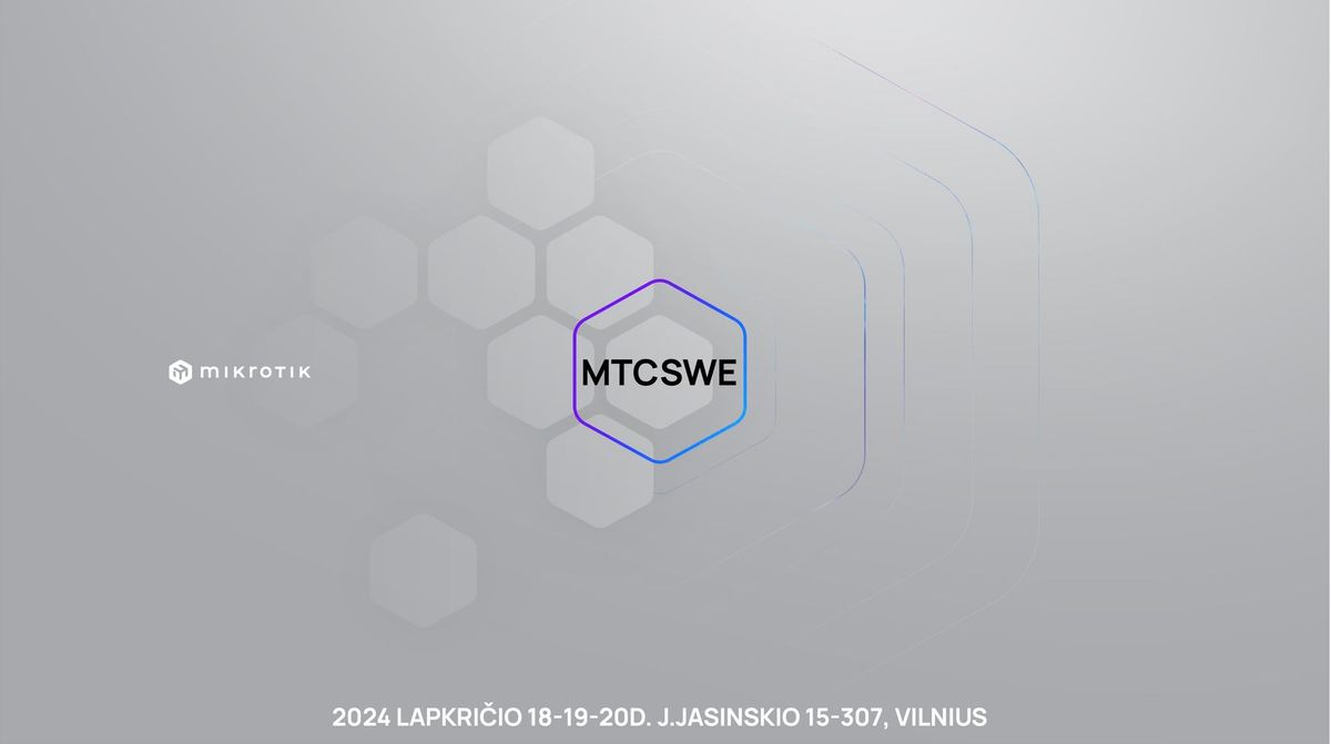 MikroTik Certified Switching Engineer  MTCSWE Training