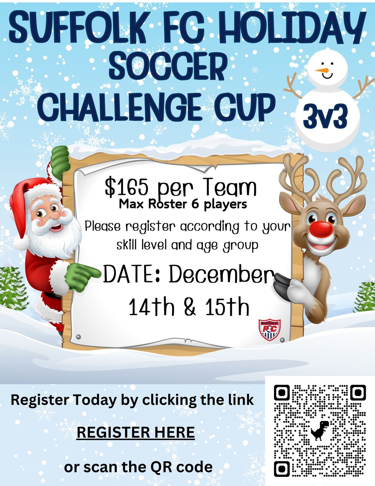 3v3 Holiday Soccer Challenge Cup