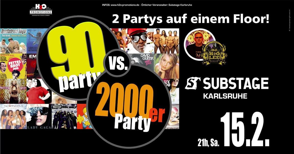 90ER VS. 2000ER PARTY