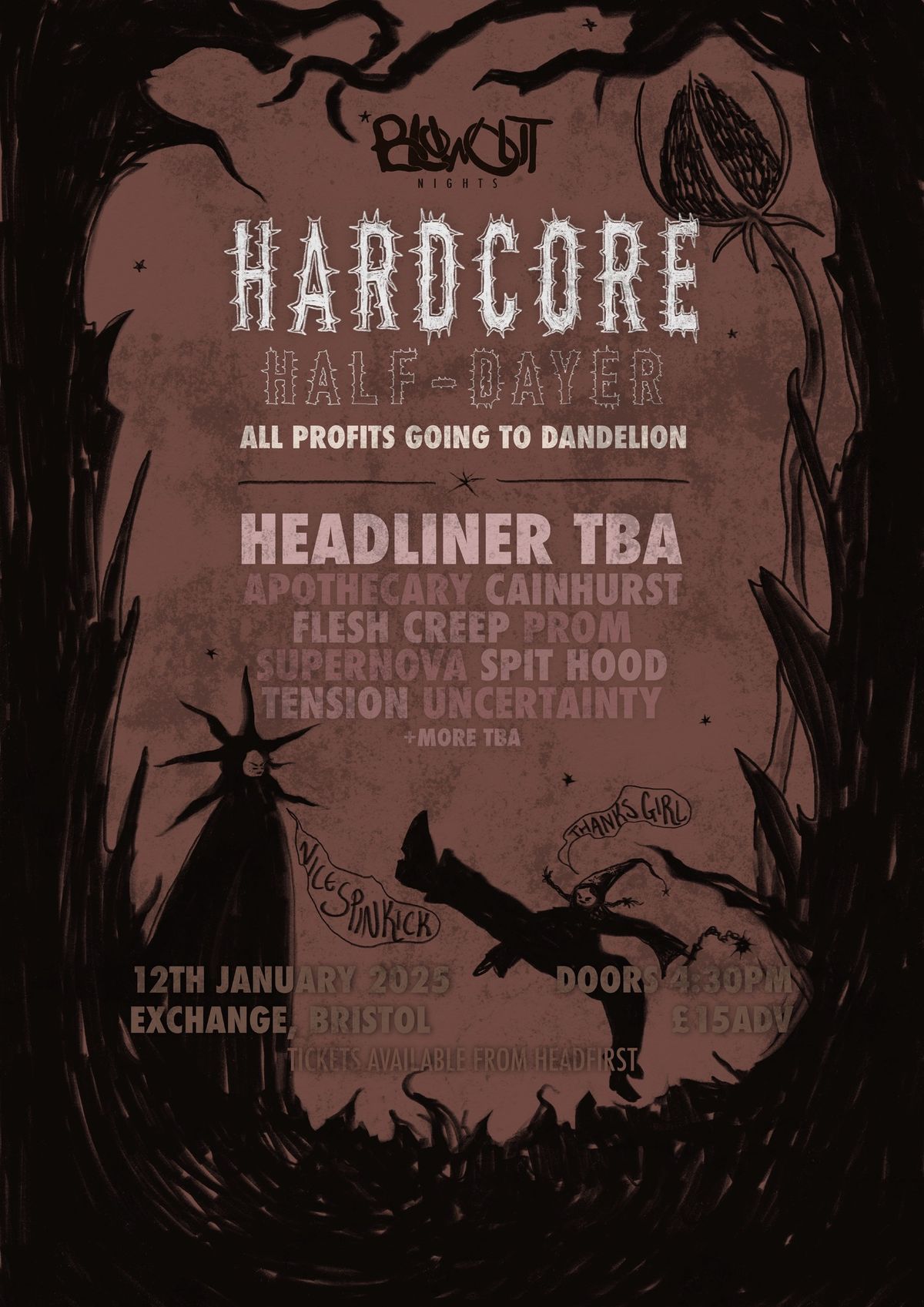 Blowout Hardcore Half-Dayer | Exchange, Bristol 