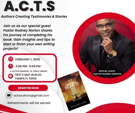 A.C.T.S Event (Guest Speaker: Pastor Rodney Norton)